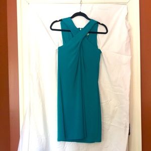Michael Kors sleeveless, teal green dress, size M